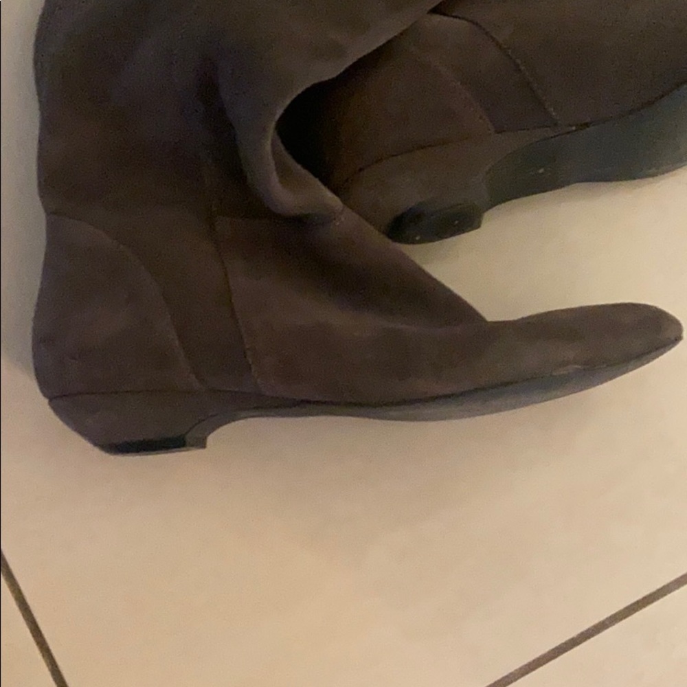 Gray Suede Boots - Picture 5 of 5